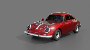 Porsche 356 Coupe 3D
