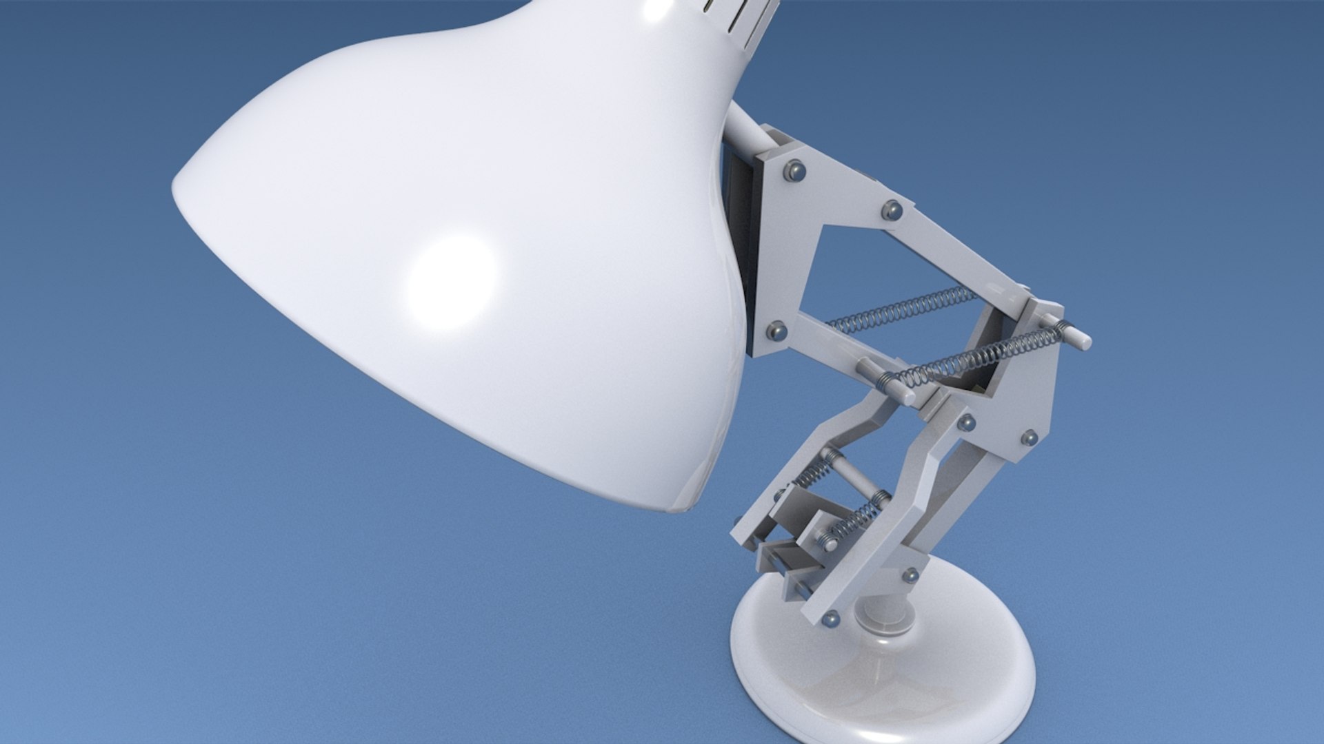3d Scene Rigged Lamp - Model