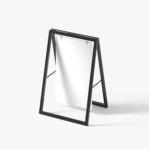 3D Metal standing signate