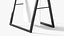 Metal standing signate