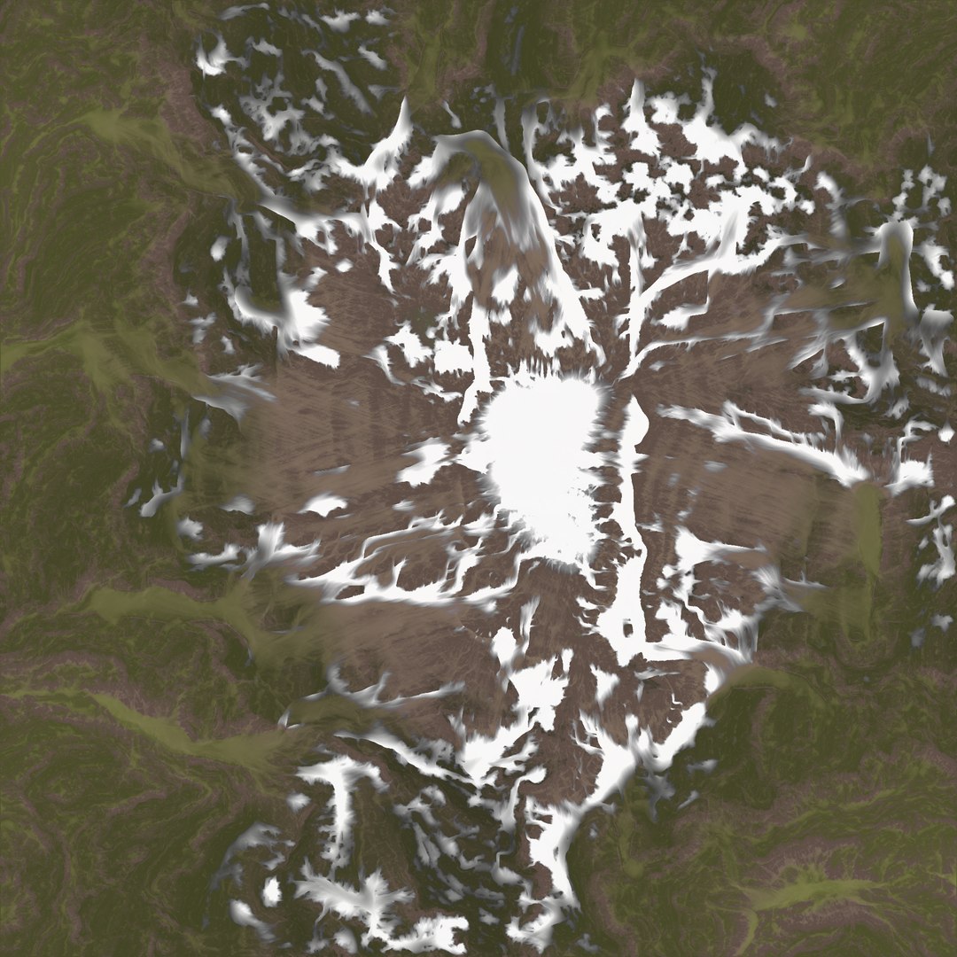 Mountain Covered Snow 3D Model - TurboSquid 1570109