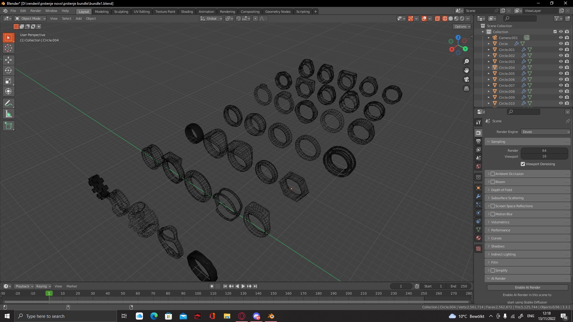 3D Rings Bundle Model - TurboSquid 1986642