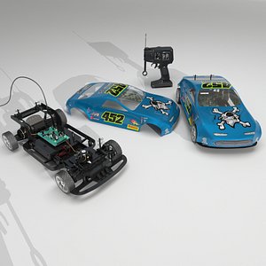 3d aaa powered rc car