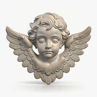 Cherub Angel Bas-relief