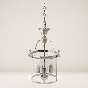 Indoor 3-light Antique Nickel Chandelier