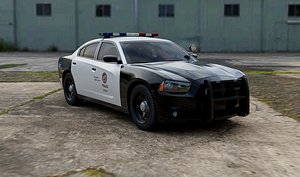 Police Car Dodge Charger LAPD 2011-2014