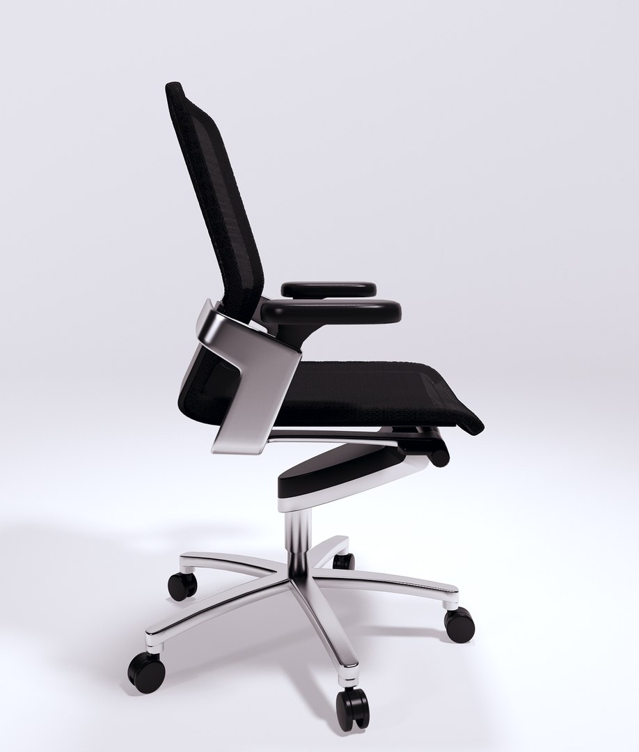 ergonomic wilkhahn office chair 3d model