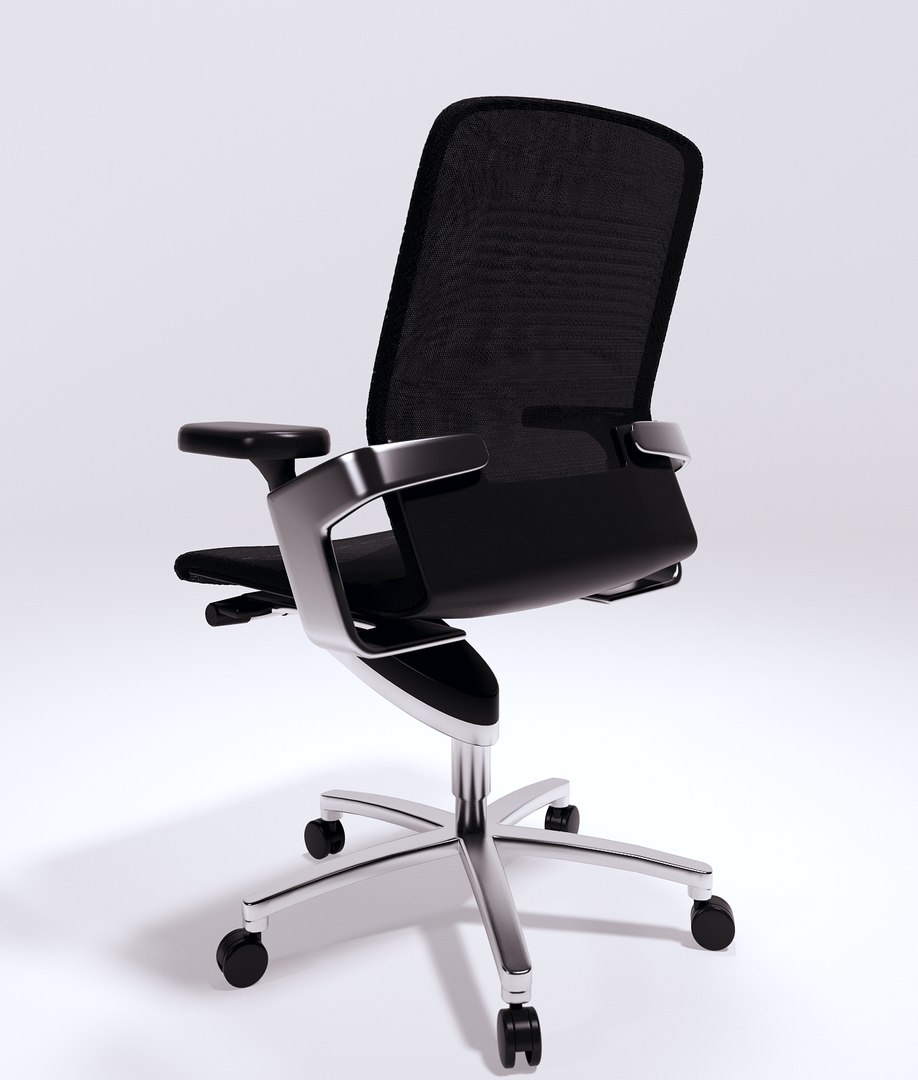 ergonomic wilkhahn office chair 3d model