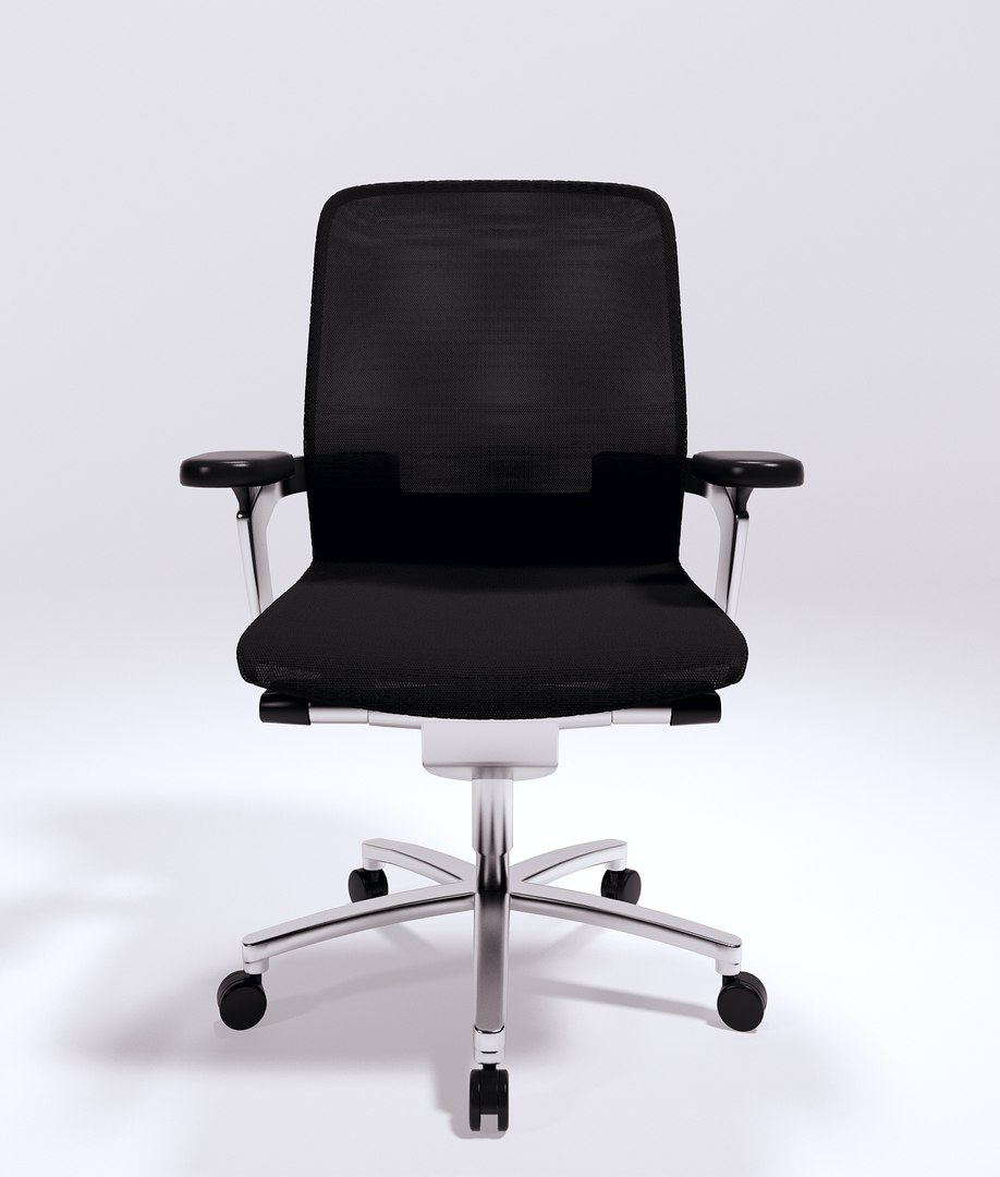 ergonomic wilkhahn office chair 3d model