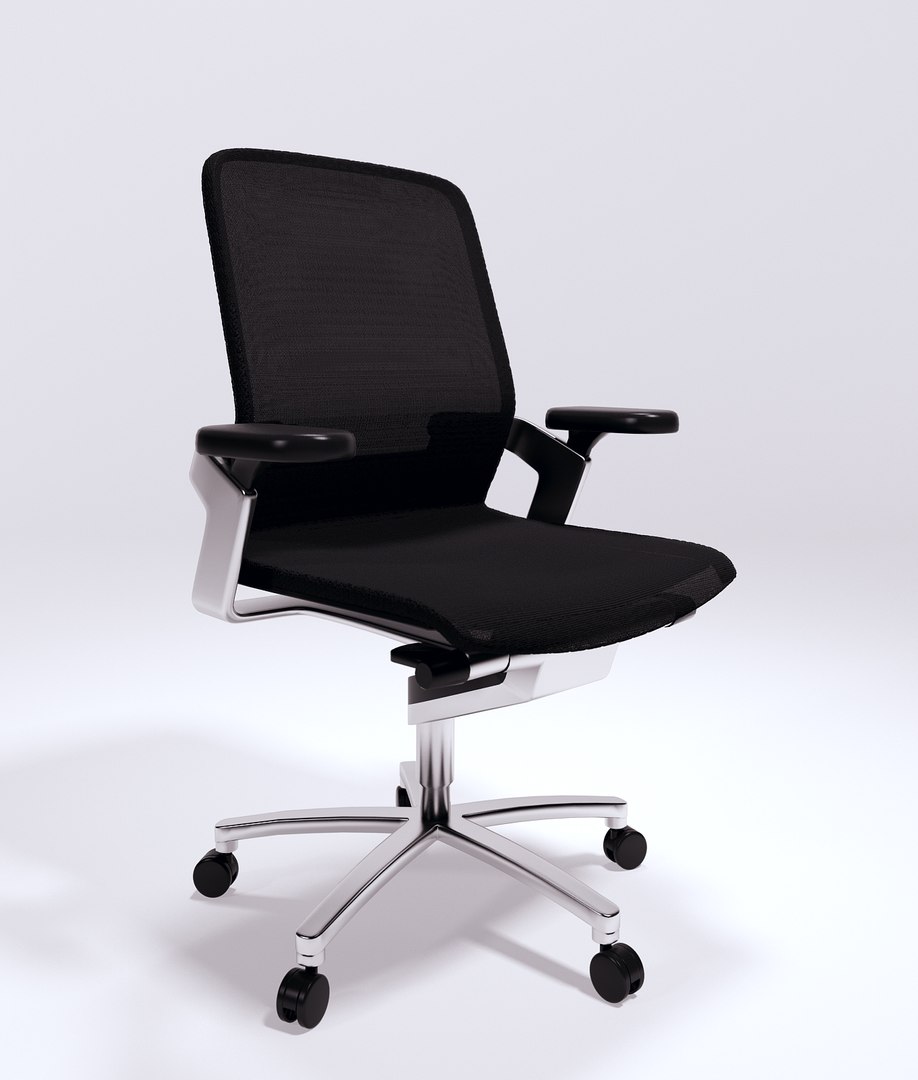 ergonomic wilkhahn office chair 3d model