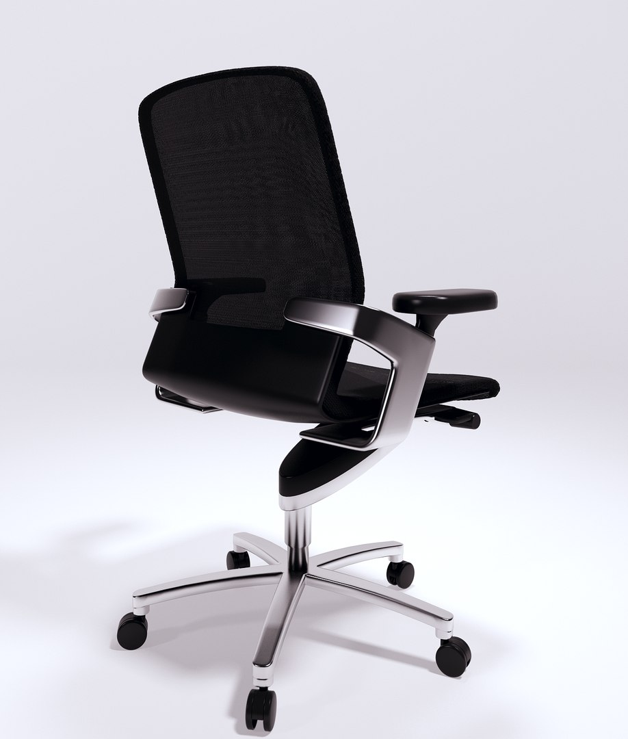 ergonomic wilkhahn office chair 3d model