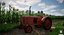 Scène 3D de paysage agricole