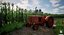 Scène 3D de paysage agricole