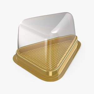 Triangle Cake Box 2 Gold