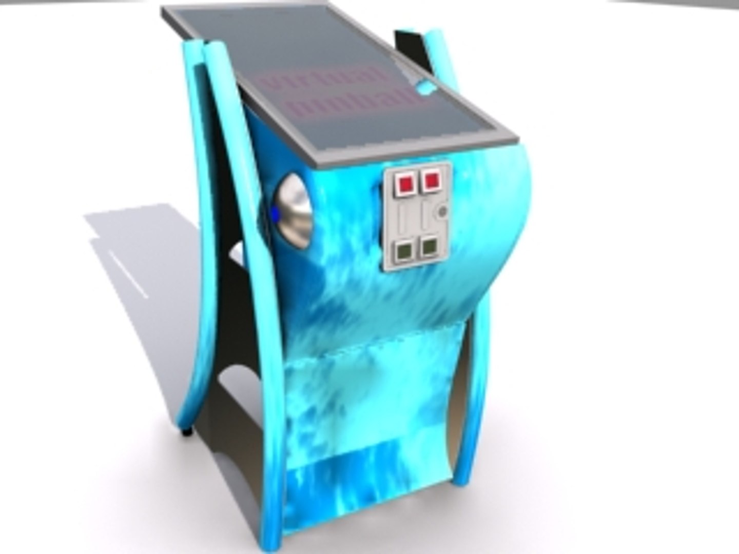 Free Virtual Pinball 3d Model