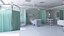 Hospital Patient Ward Room 8 3D