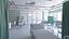 Hospital Patient Ward Room 8 3D