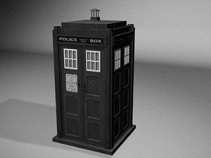 3d tardis model