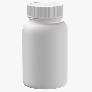 plastic bottle pharma 75ml 3D