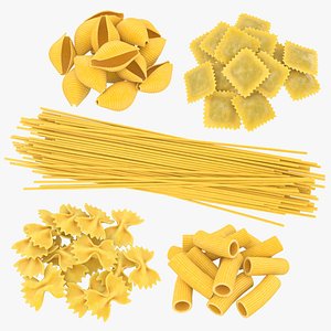 Raw Pasta Pile Collection 2