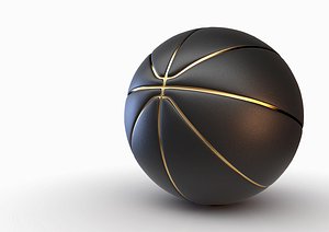 black basketball 3D model