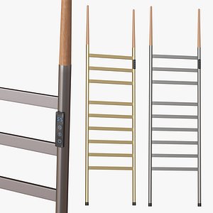 3D Heated towel rail WONZON WOGHAND BREMEN WW A207 BG