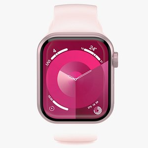 3D model Apple Watch Series 9 Aluminum Pink