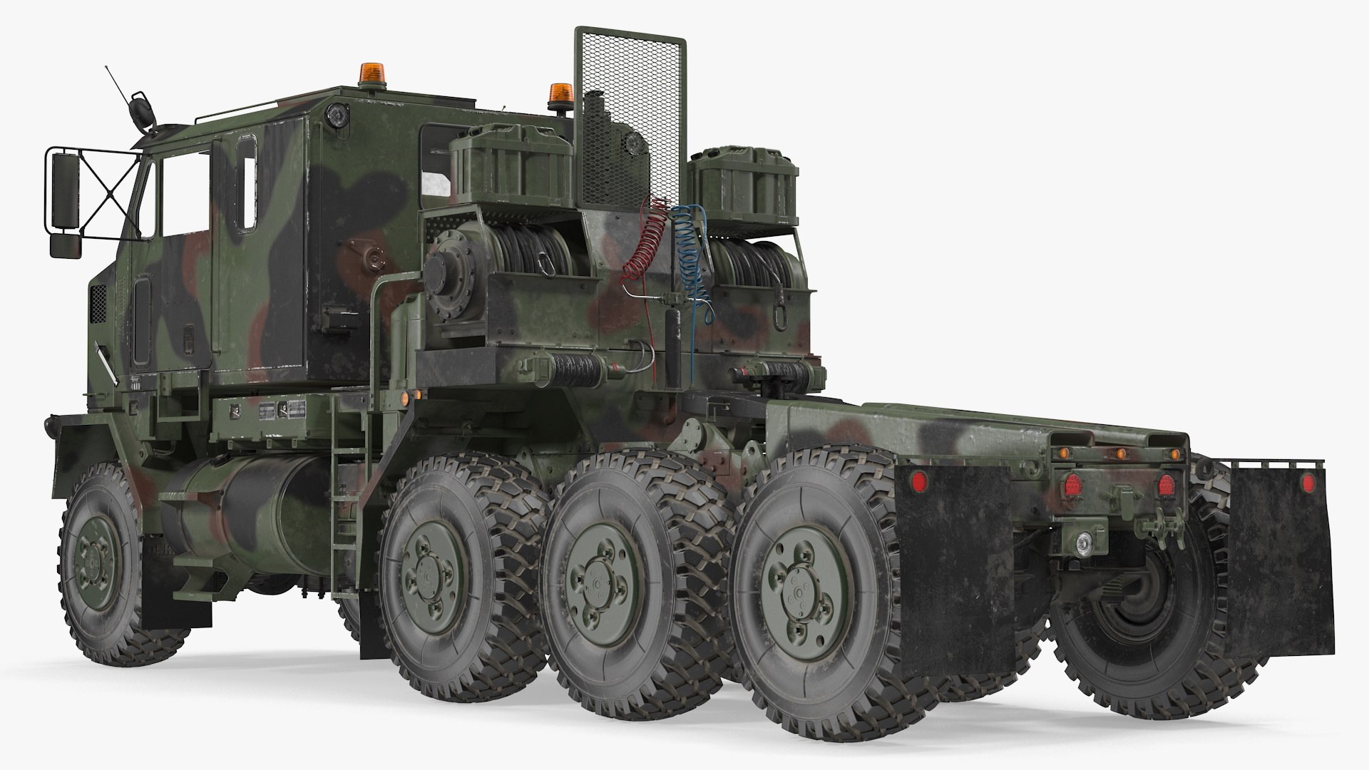 Oshkosh m1070 truck tractor 3D model - TurboSquid 1440354