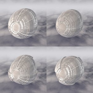 C4D Sci-Fi Spaceship A 004