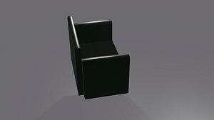 3D model armchair cartoon