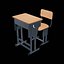 Desk and chair