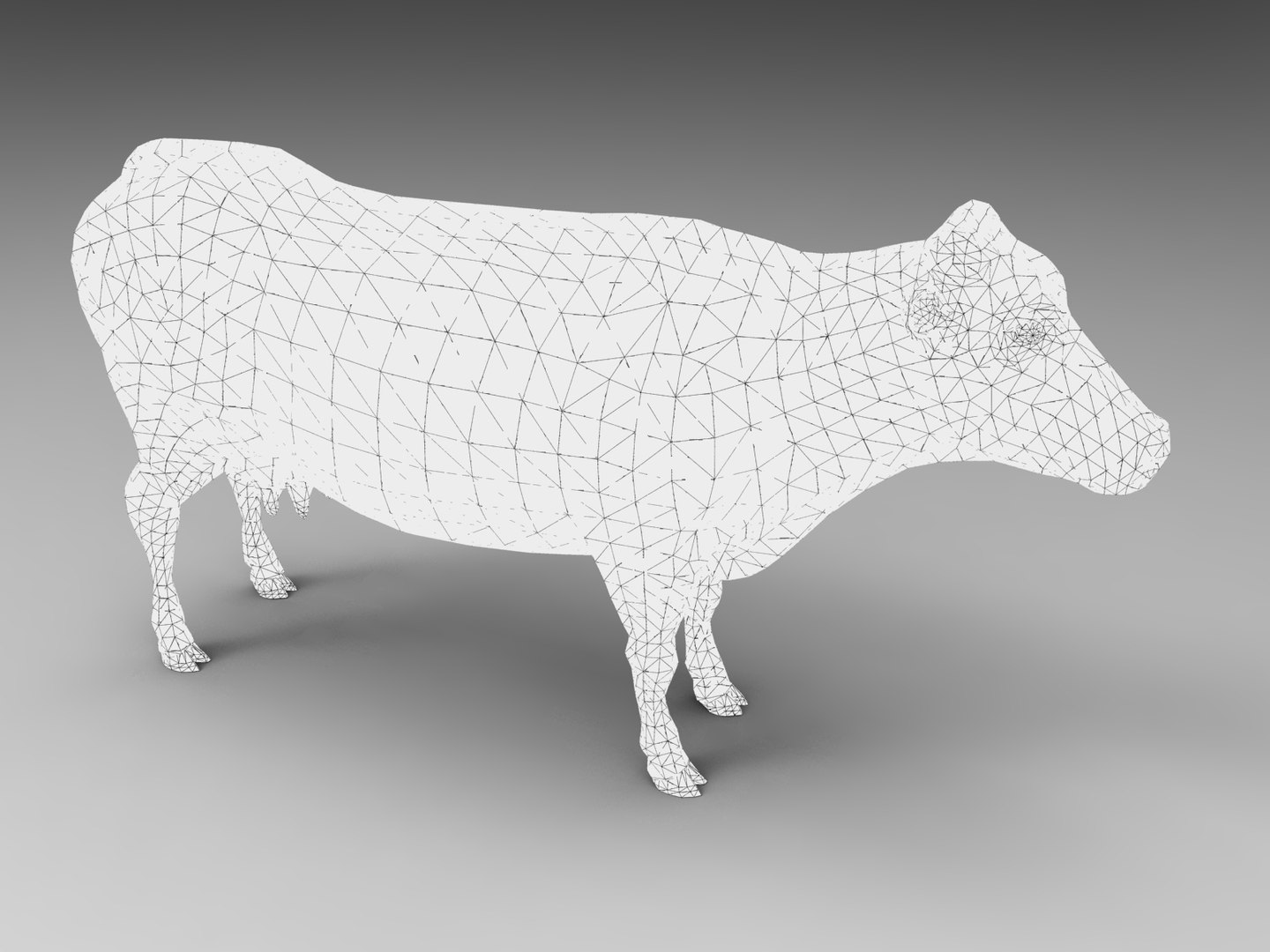 Cow rigged 3D - TurboSquid 1198832
