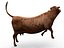 cow rigged 3D