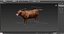 cow rigged 3D