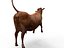cow rigged 3D