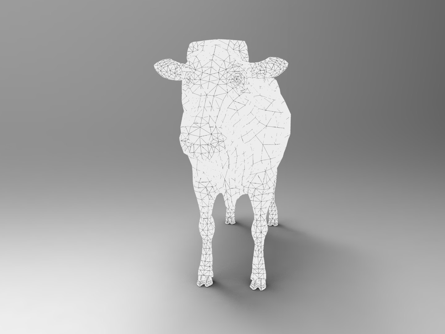 Cow rigged 3D - TurboSquid 1198832