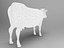 cow rigged 3D