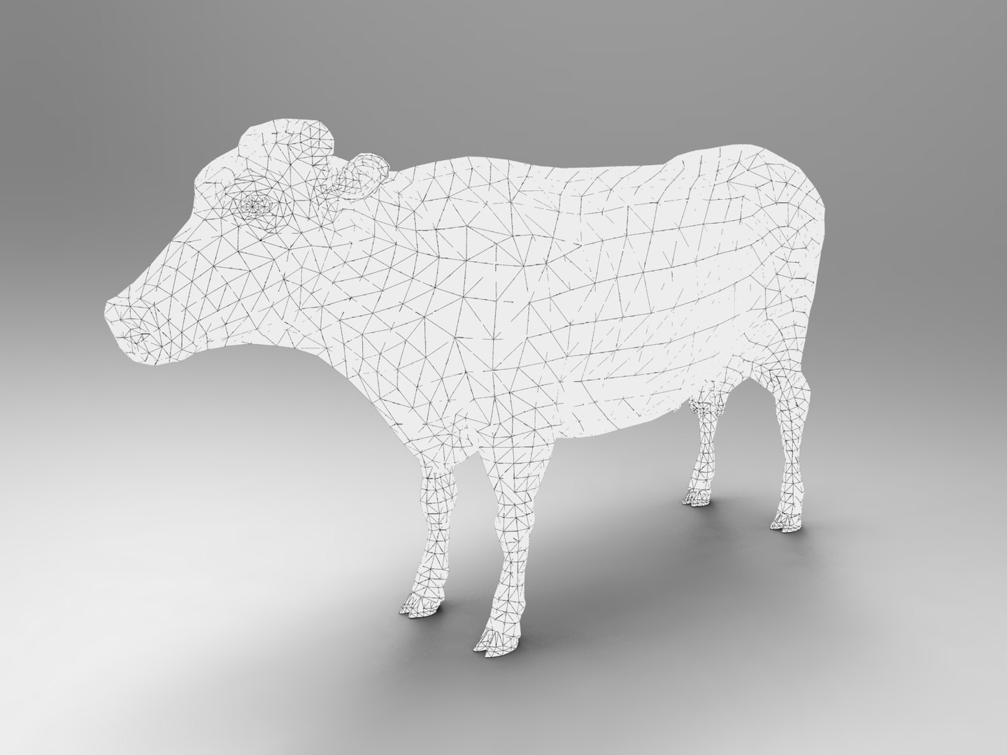 Cow rigged 3D - TurboSquid 1198832