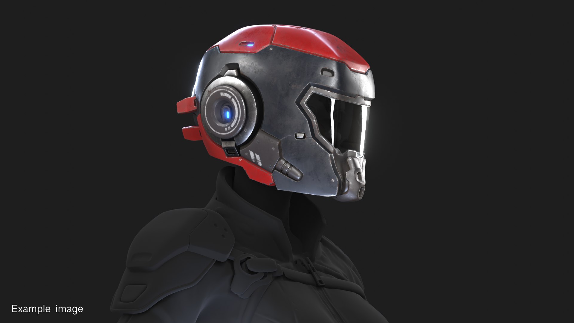 3D Sci-Fi Helmet 3 model - TurboSquid 2130250