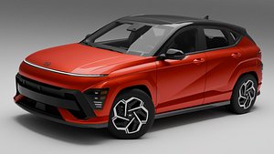 3D model Hyundai Kona N Line 2026