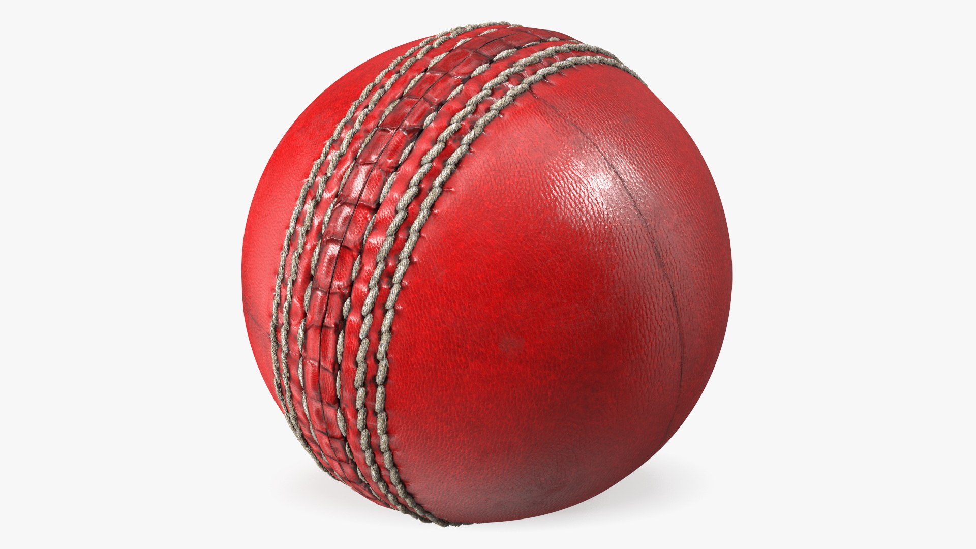 Realistic Cricket Ball Fur 3D model preview