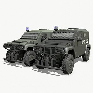 Arquus Dagger 4x4 Light Armored Vehicle model