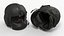 Tactical Flight Helmet on Male Head Black