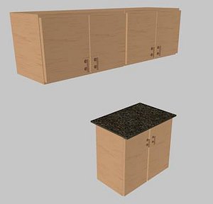 kitchen unit 3d model