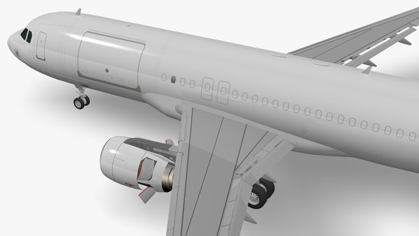 Airbus A320 214p2f Generic White 3d Turbosquid 2006953 8545