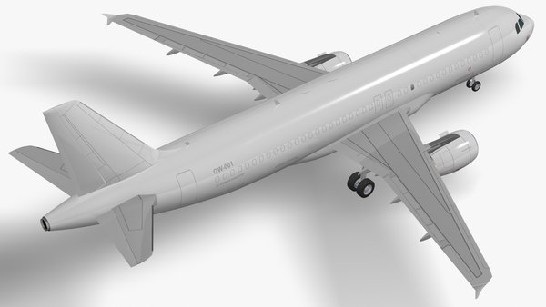 Airbus A320 214p2f Generic White 3d Turbosquid 2006953 2249