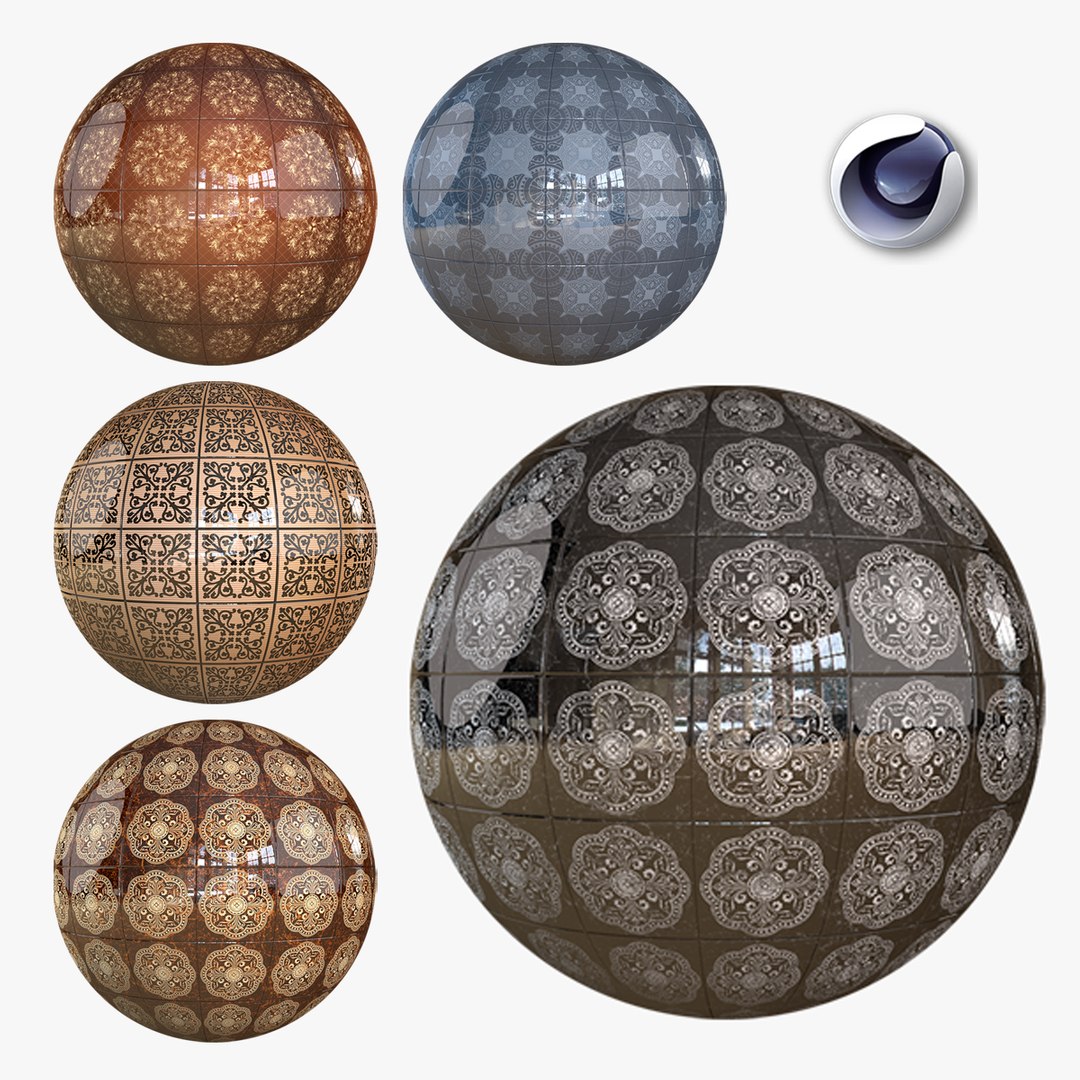 3D 5 Texture PBR 8K Floor Tiles C4D Physical Render - TurboSquid 1834732