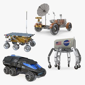 Space Vehicles 3D Models Collection 2