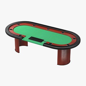 casino poker table 3D model