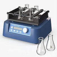 Digital Orbital Shaker with Flasks